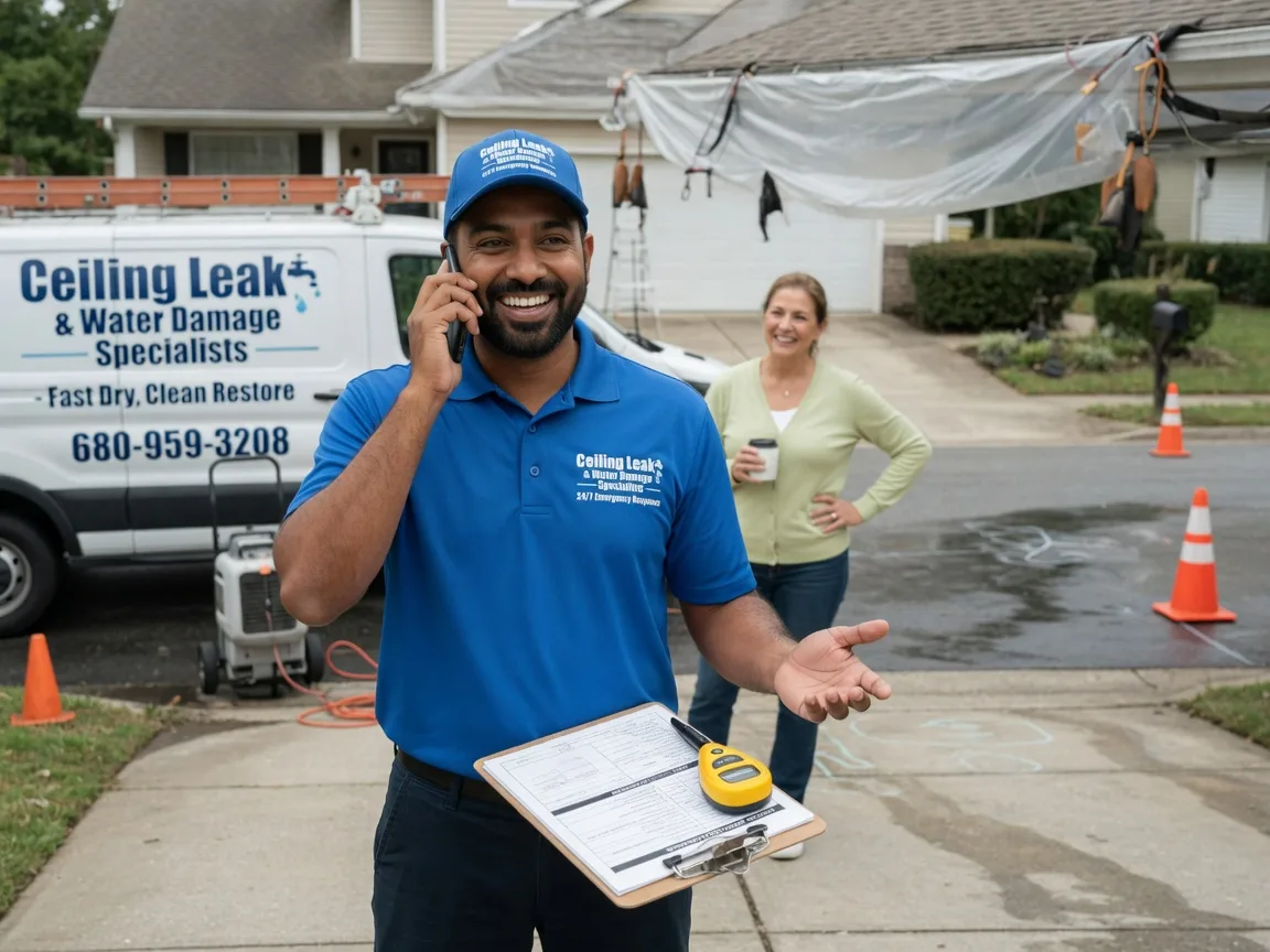 Ceiling Leak Cleanup Barbourville, KY FAQs